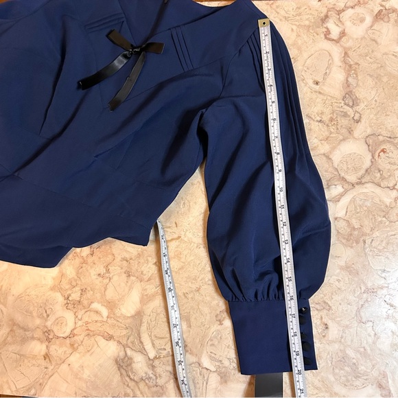 NWT Stop Staring 30s Style Navy Dress Size Small - Picture 13 of 16